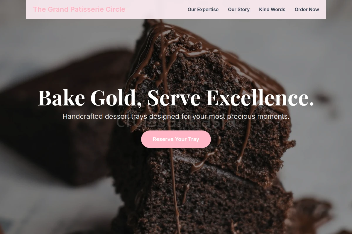 Tray Dessert